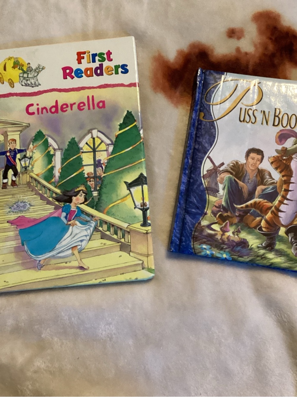 Cinderella & Puss in Boots Fairytale Book Pair Hardback